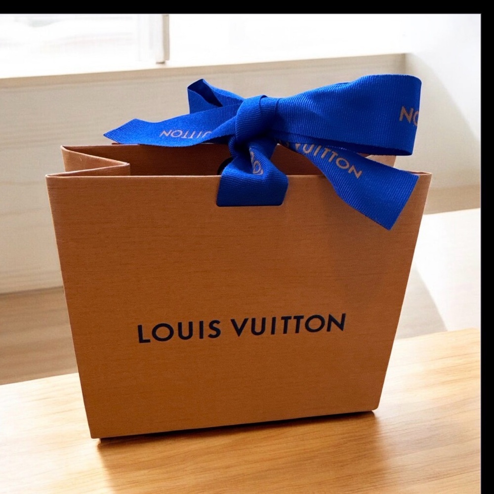 Louis Vuitton Gift with Blue Ribbon